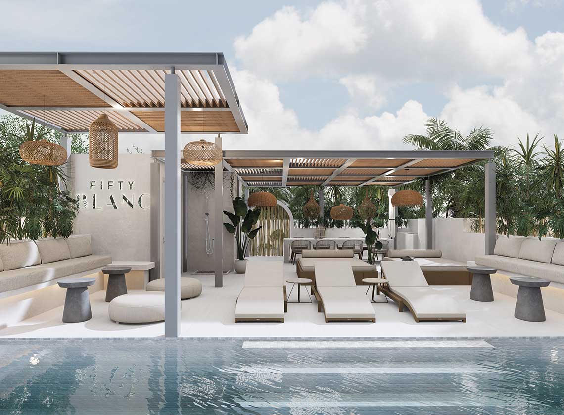  Fifty blanc Playa del Carmen