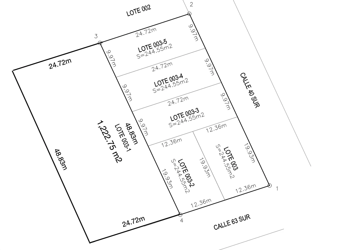 Region 8 Lot Layout
